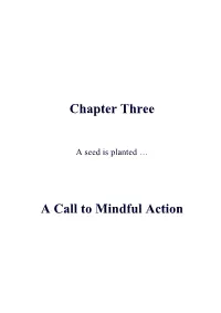 Chapter Three a Call to Mindful Action