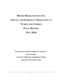 Mixed Migration Flows