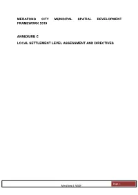 MSDF 2019 Annexure C Local Directives