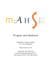 Program and Abstracts