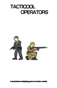 Tacticool Operators