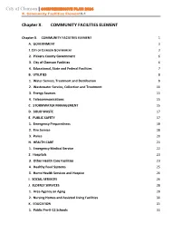 Chapter 10: Community Facility Element