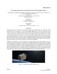 Development and Launch of the World's First Orbital Propellant Tanker