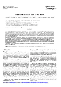 HD 97048: a Closer Look at the Disk