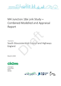 M4 Junction 18A Link Study – Combined Modelled and Appraisal Report