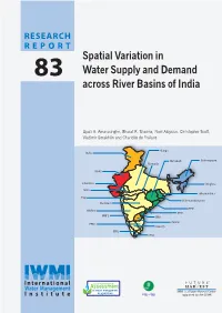 Spatial Variation in Water Supply and Demand Across River Basins of India