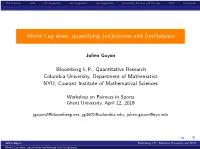 World Cup Draw: Quantifying (Un)Fairness and (Im)Balance