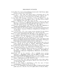 Bibliography of Isoetes