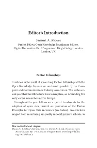 Editor's Introduction