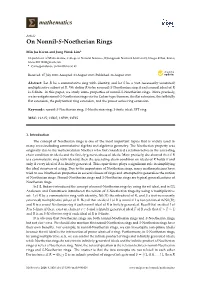 On Nonnil-S-Noetherian Rings