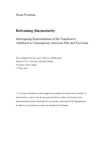 Reframing (Im)Maturity
