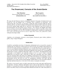 The Dreamcast, Console of the Avant-Garde