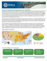 Be Aware of Potential Risk of Dam Failure in Your Community