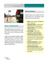 Chapter 3: Building the Plan Highway Infrastructure in a State of Good Repair