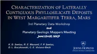 Characterization of Laterally Contiguous