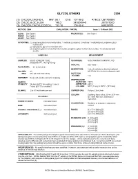 Glycol Ethers Method 2554