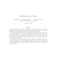 The Hash Function “Fugue”