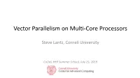 Vector Parallelism on Multi-Core Processors