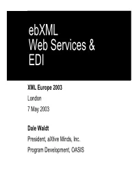 Ebxml Web Services &