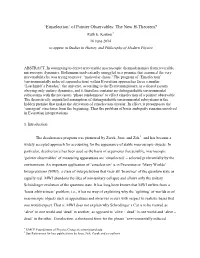 'Einselection' of Pointer Observables