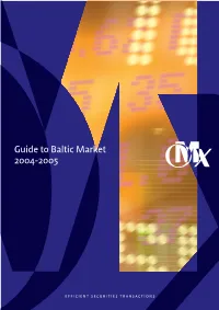 Guide to Baltic Market 2004-2005