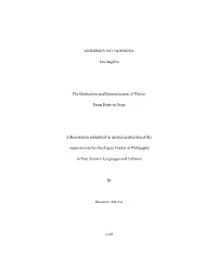 From Deity to Deep a Dissertation Submitted I