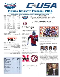 Game Notes 2014.Indd