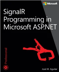 Signalr Programming in Microsoft ASP.NET
