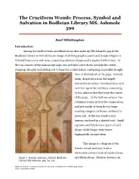 The Cruciform Womb: Process, Symbol and Salvation in Bodleian Library MS