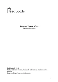 Alexandre Dumas Twenty Years After.Pdf