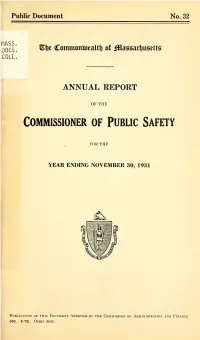 Annual Report of the Commissioner Of