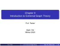 Chapter 9 Introduction to Extremal Graph Theory