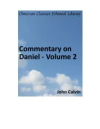 Commentary on Daniel - Volume 2