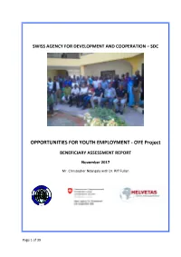 BA Report OYE SDC Project Final November 2017[1[
