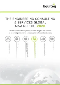 The Engineering Consulting & Services Global M&A Report