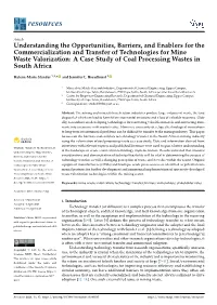 Understanding the Opportunities, Barriers, and Enablers For