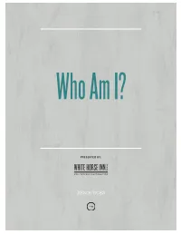Who Am I Resources