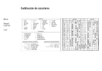 Codificación De Caracteres