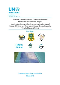 Terminal Evaluation of the Global Environment Facility/UN