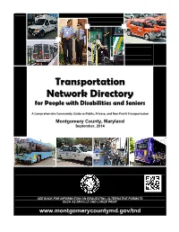 Transportation Network Directory