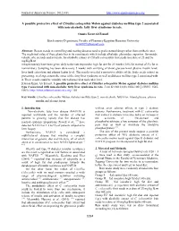 1054 a Possible Protective Effect of Citrullus Colocynthis Melon Against