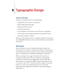 8 Typographic Design