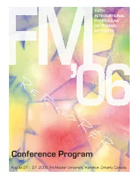 Conference Program