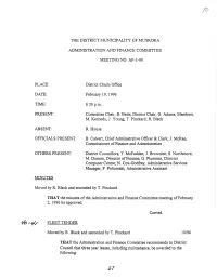 The District Municipality of Muskoka