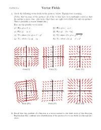 Vector Fields