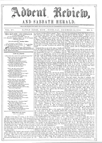 And Sabbath Iterald,