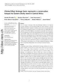 Chinko/Mbari Drainage Basin Represents a Conservation Hotspot for Eastern Derby Eland in Central Africa