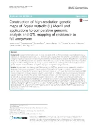 Construction of High-Resolution Genetic Maps Of