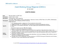 CWG-R) 25 Juin 2020