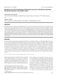 Distribution and Flowering Ecology of Bromeliads Along Two Climatically Contrasting Elevational Transects in the Bolivian Andes1